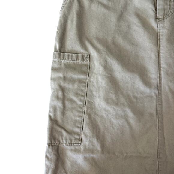 VTG 90s Gap Khaki Maxi Skirt Women's Size 2 - Picture 7 of 7